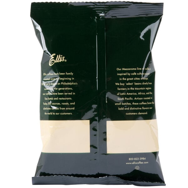 Ellis Mezzaroma 2.5 oz. Costa Rican Tarrazu Coffee Packet - 24/Case