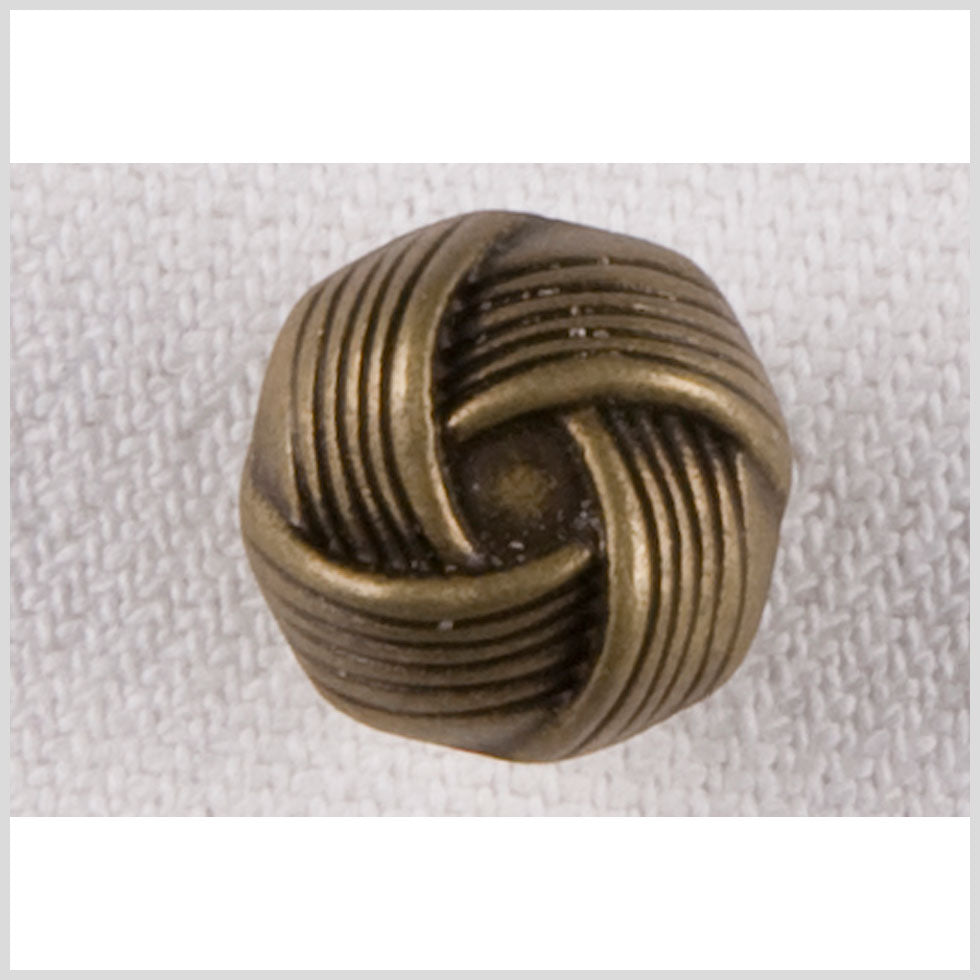 Brass Metal Button - 20L/12.5mm