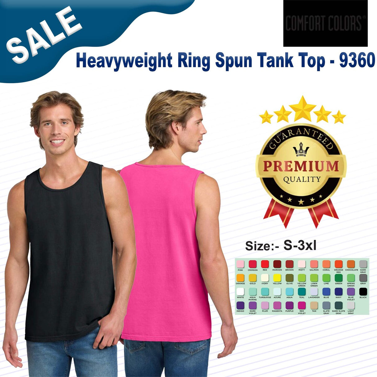 Comfort Colors ® Heavyweight Ring Spun Tank Top - 9360
