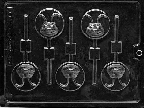 Ant Head Lolly Chocolate Mold - LPK107