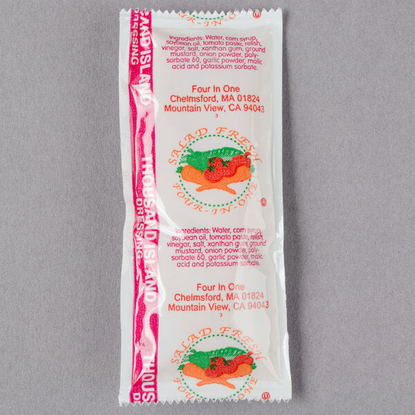 Thousand Island Dressing 12 Gram Portion Packet - 200/Case