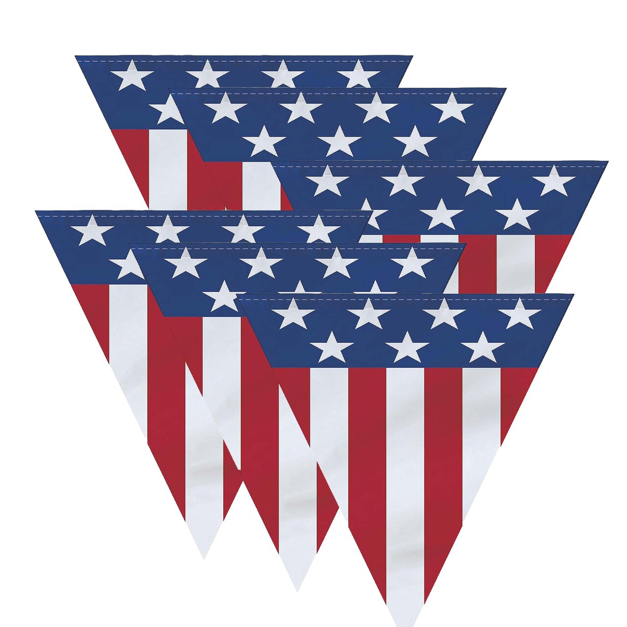 Patriotic Flag Banner 9Ft