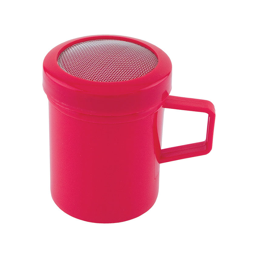 Fox Run 10 oz. Mesh-Top Shaker/Dredge - Red