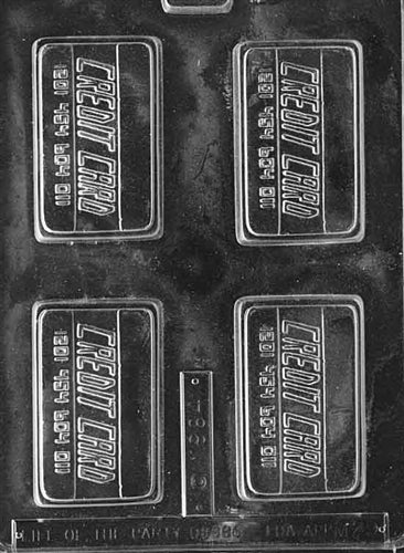 Credit Card Chocolate Mold - LPM029