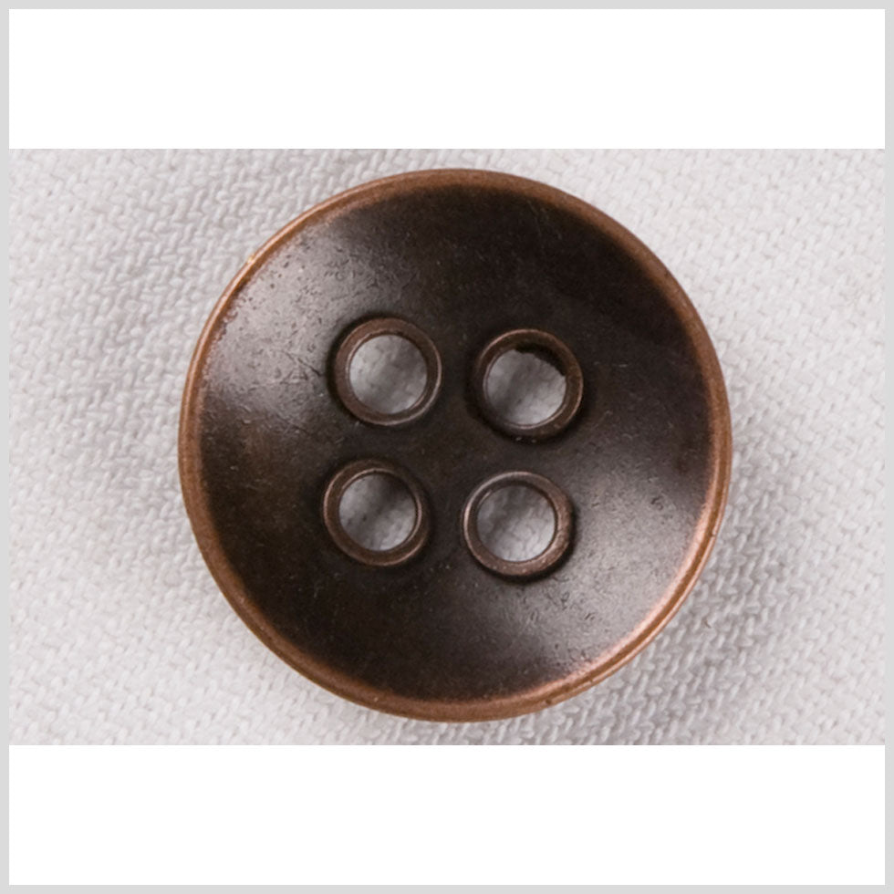 Metal 2-Hole Button - 36L/23mm - Copper Big Holes