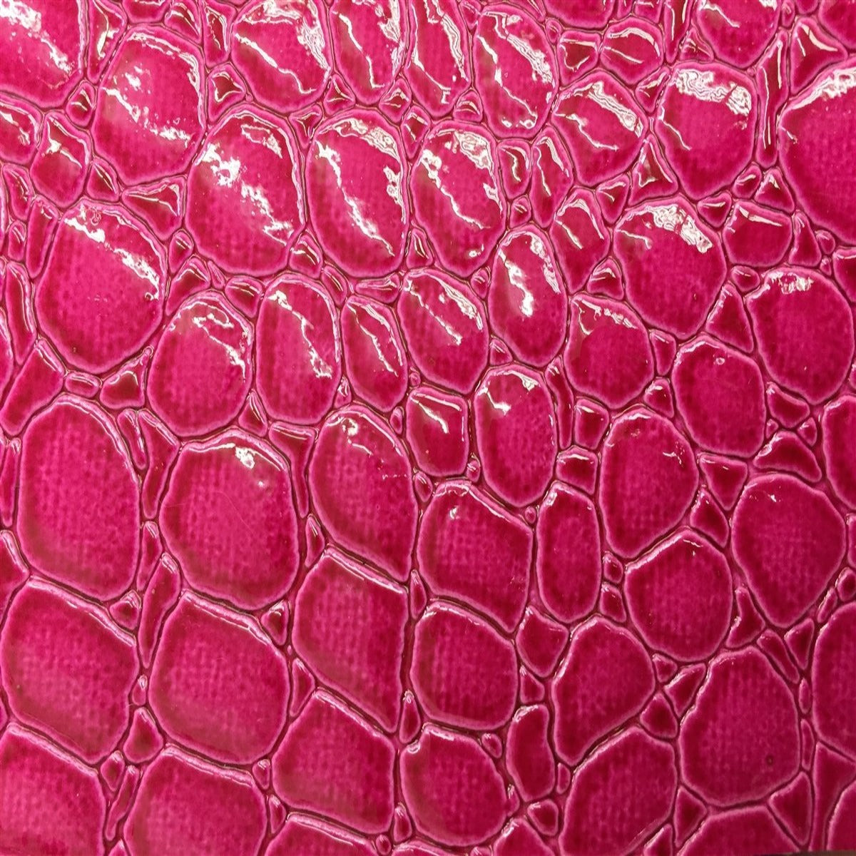 Faux Crocodile Vinyl Fabric - Crocodile Embossed, 54" Width (1 Yard)