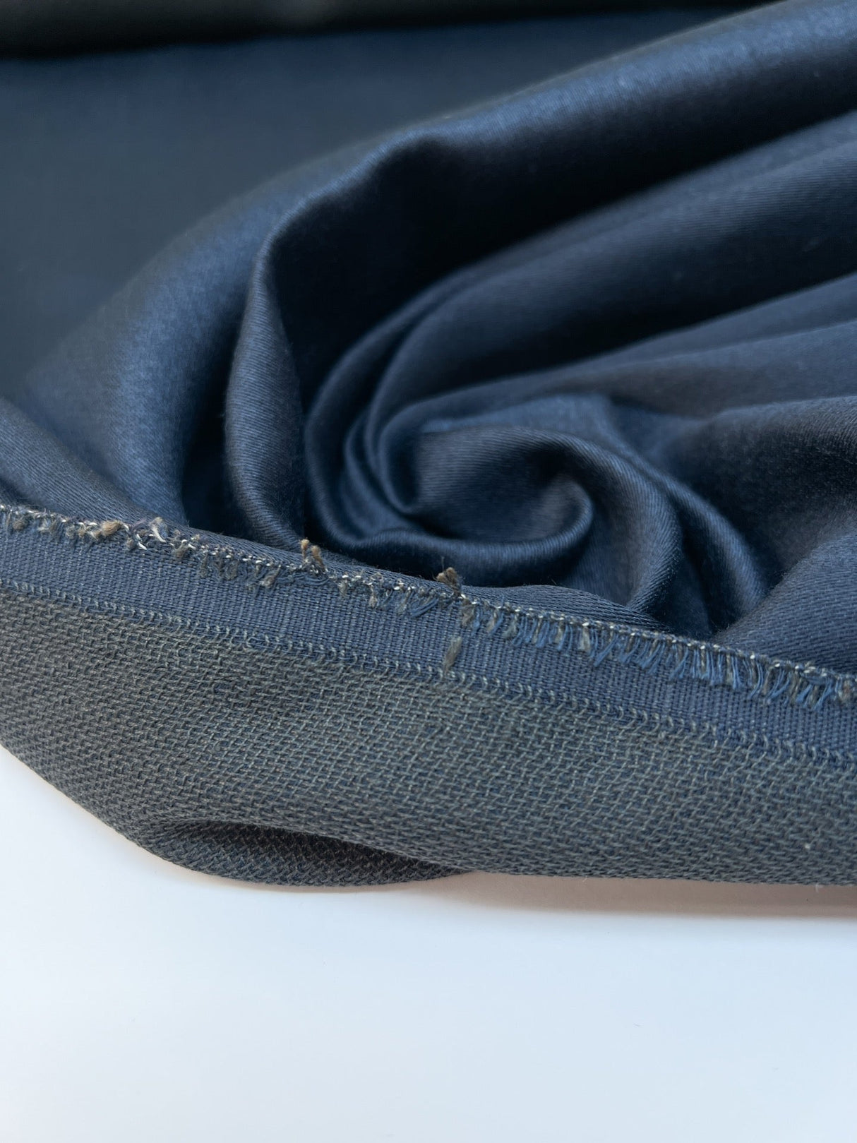 Blue Shade Denim Double Satin Weave