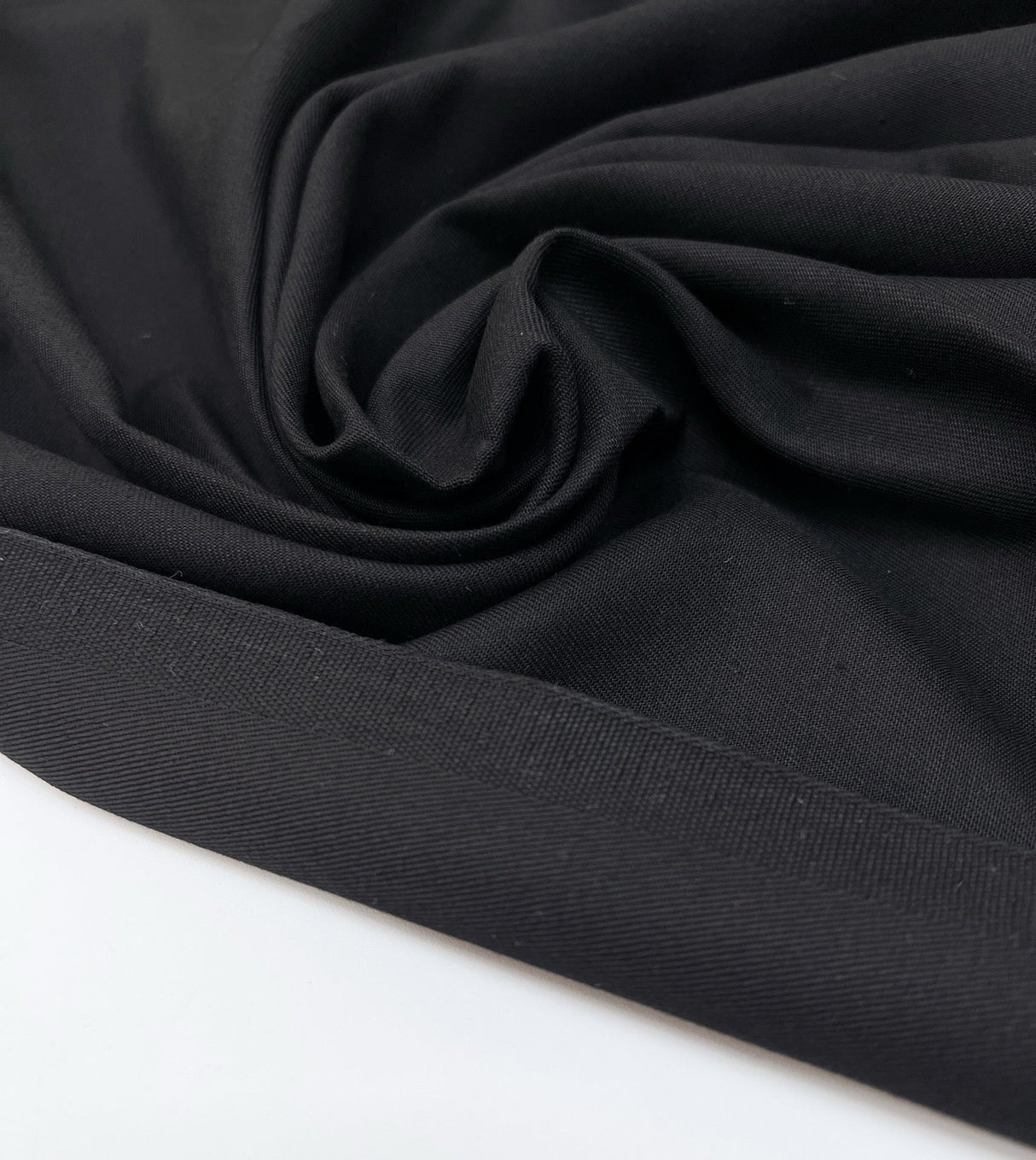 Cotton Twill Blue Black