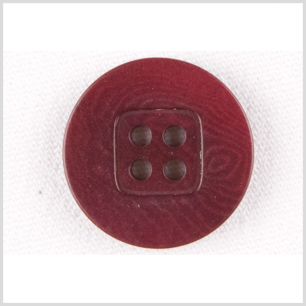 Deep Purple Plastic Button - 36L/23mm