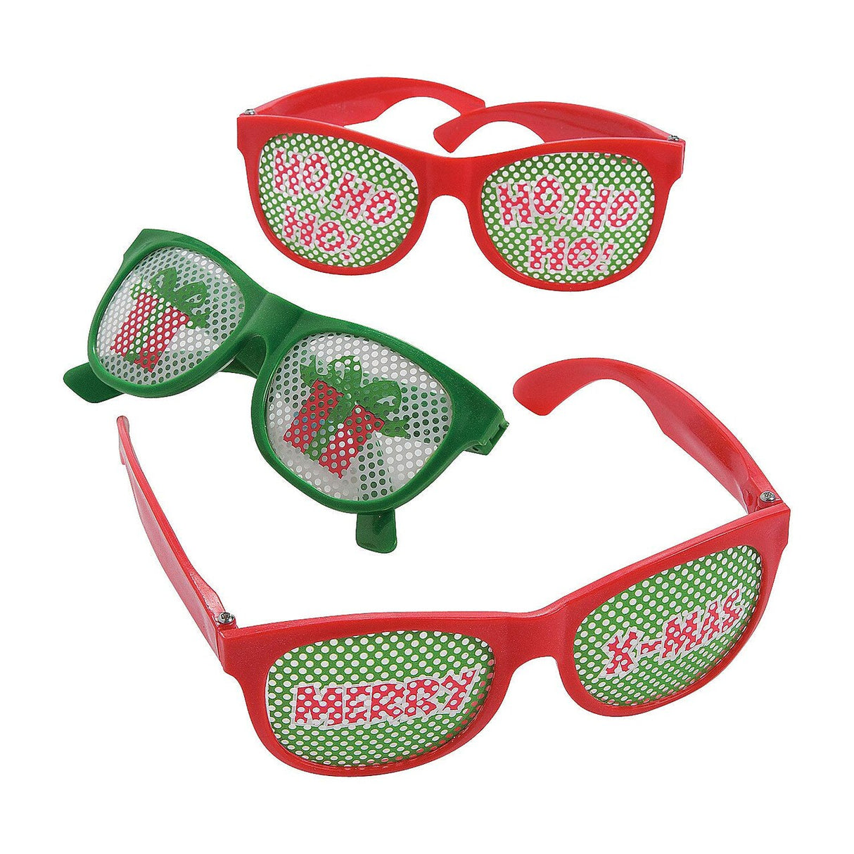 Christmas Fun Pinhole Glasses – Pack of 12