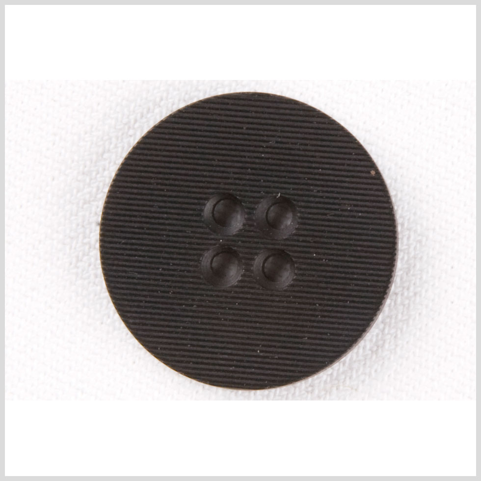 Black Plastic Button - 38L/24mm
