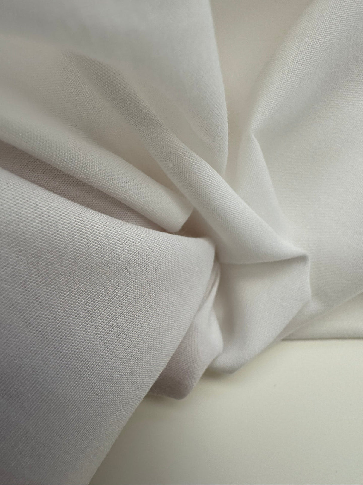 Cotton Poplin White Shirt Fabric