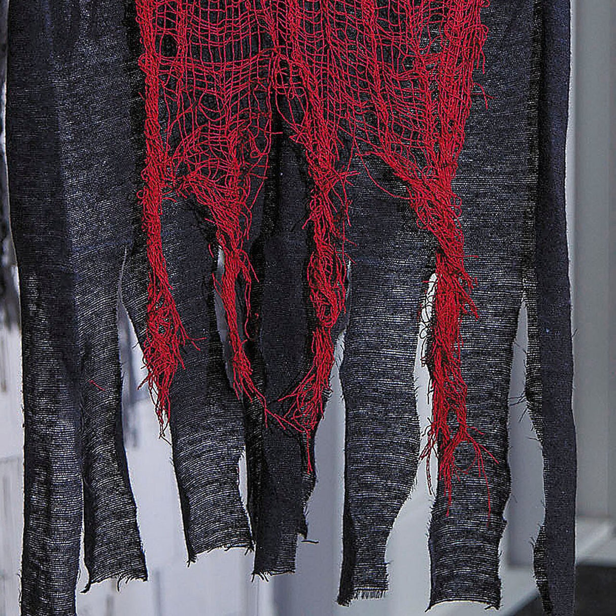 27 1/2" Hanging Red & Black Devil Halloween Decoration