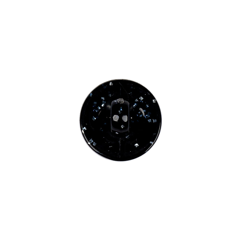 Black Plastic Button - 20L/12.5mm
