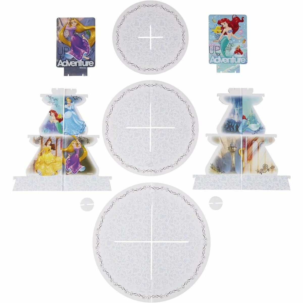 Wilton Disney Princess 3-Tier Cupcake and Treat Stand – Holds 24 Cupcakes