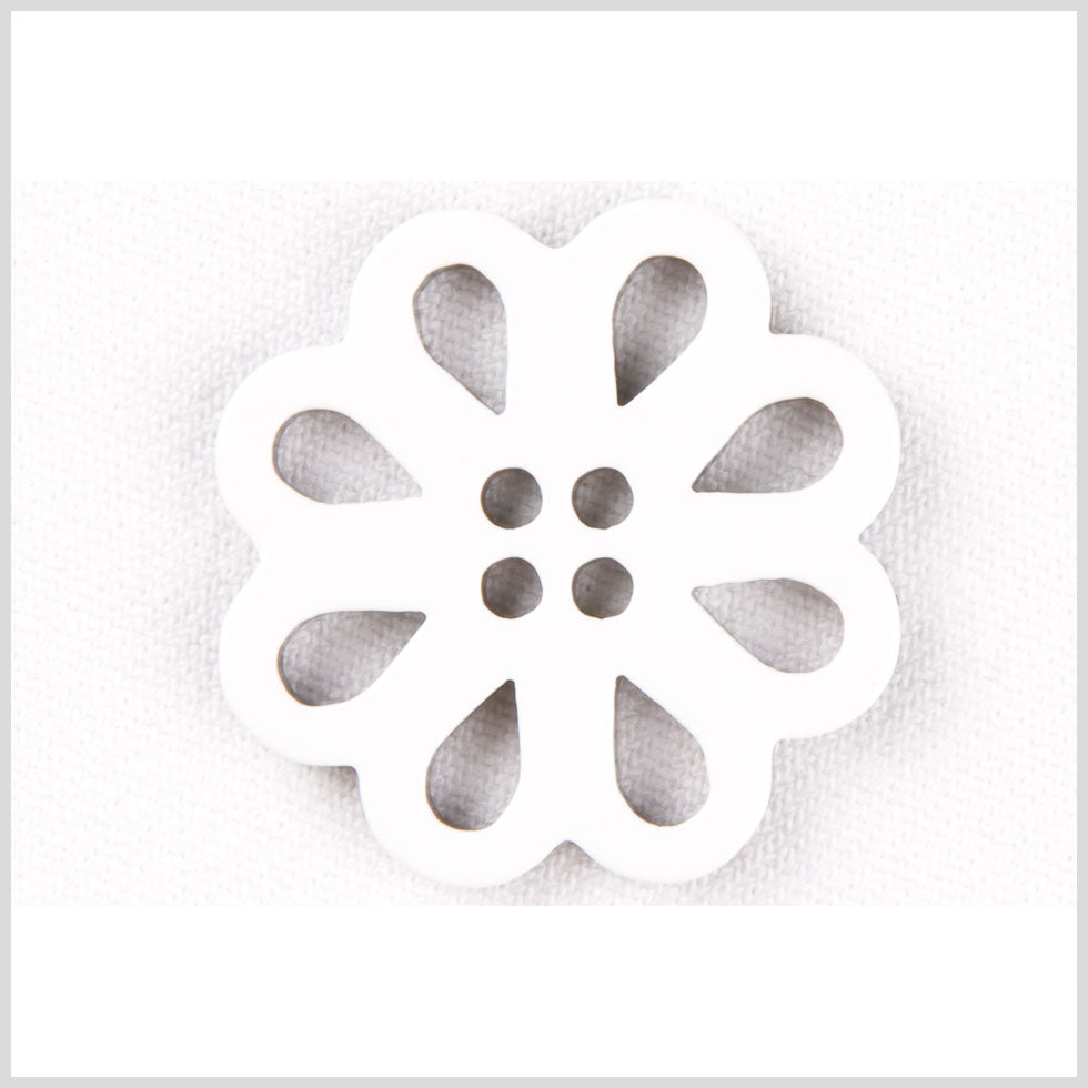 Black/White Plastic Button - 54L/34mm