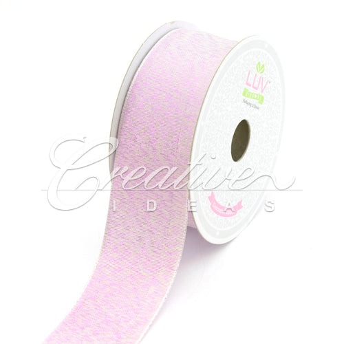1 1/2" Metallic Shimmering Ribbon - 10 Yards (Purple)