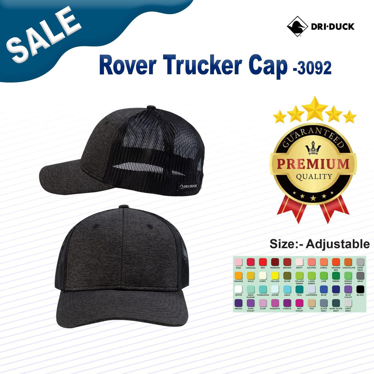 DRI DUCK® Rover Trucker Cap