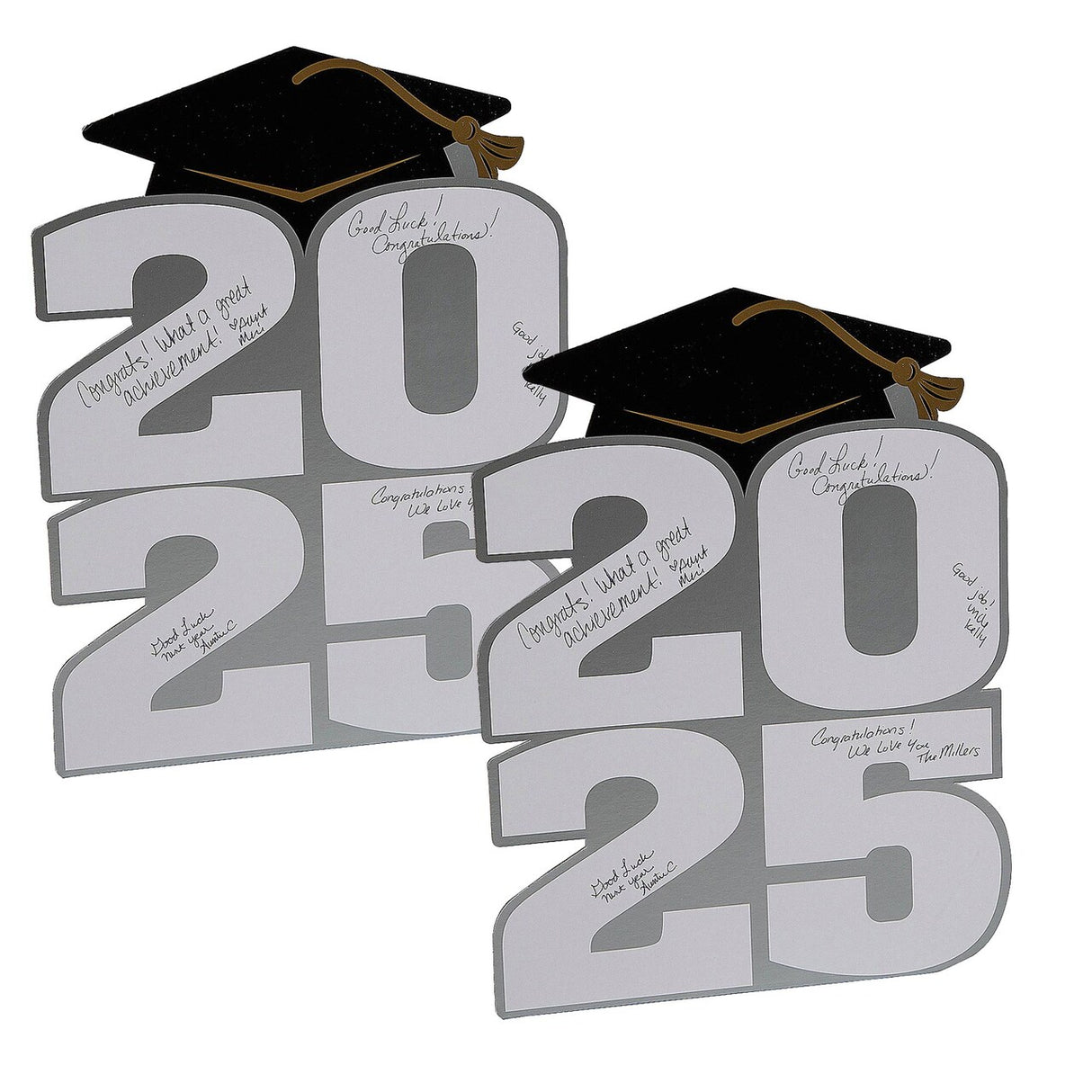 11" x 15" 2025 Graduation Cardboard Autograph Sign with Easel