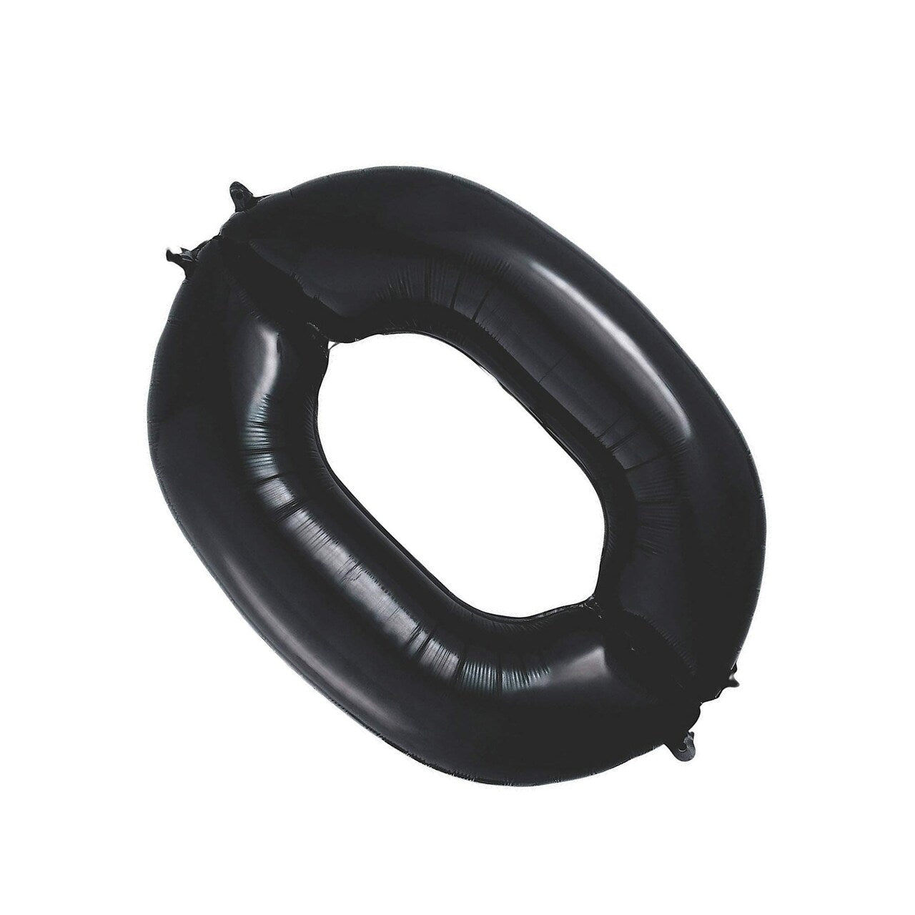 34" Black Number 0 Shaped Mylar Balloon – Everyday Fun Decoration