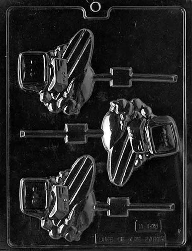 Surfin' The Net Lolly Chocolate Mold - LPM145