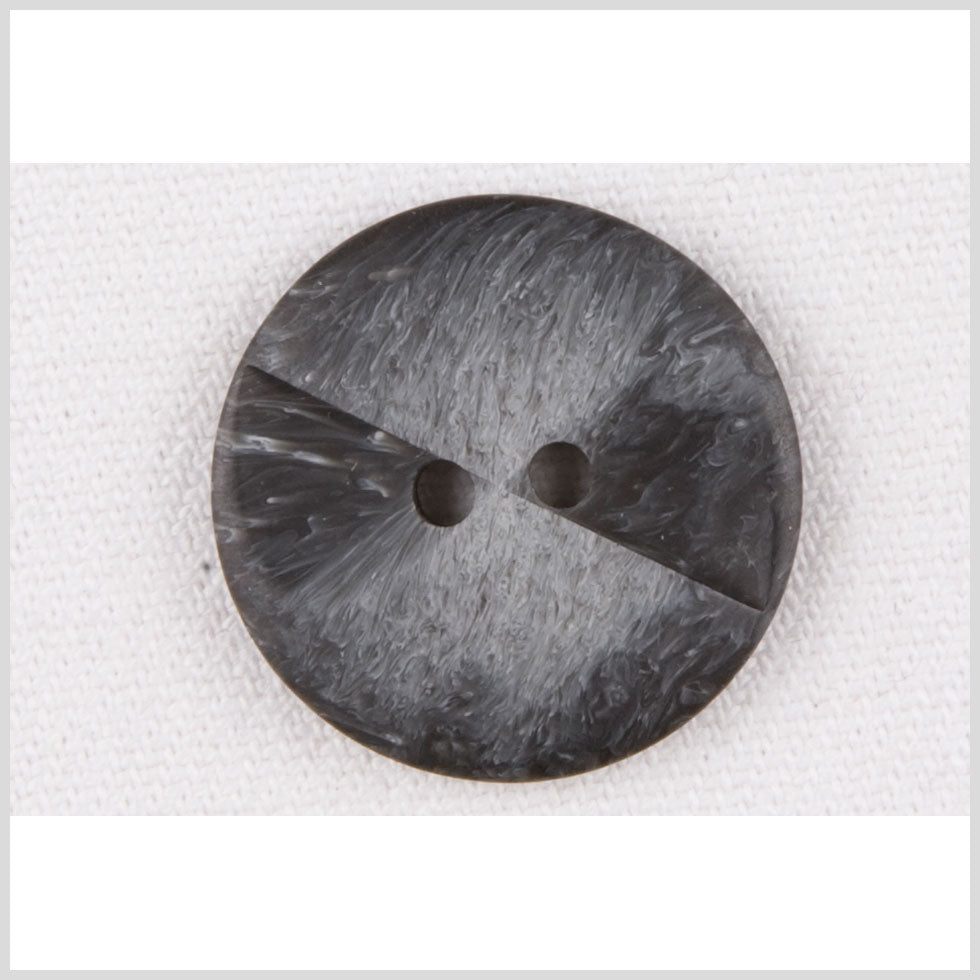 Navy Plastic Button - 36L/23mm
