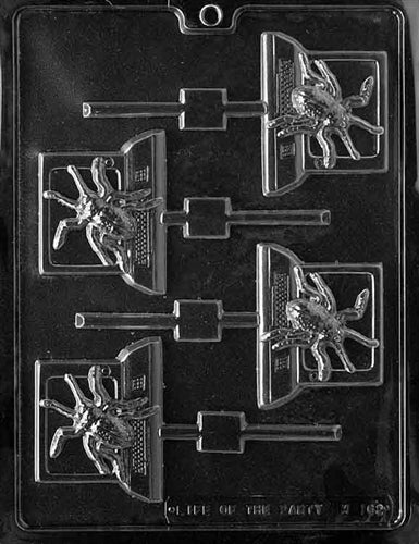 Bug On Computer Lolly Chocolate Mold - LPM162