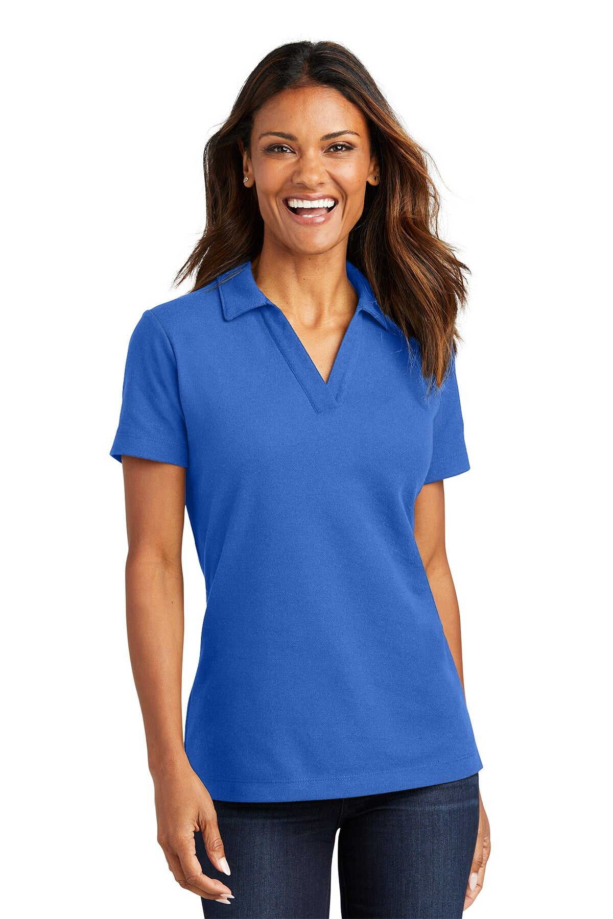Port Authority® Women's Cotton Blend Pique Polo