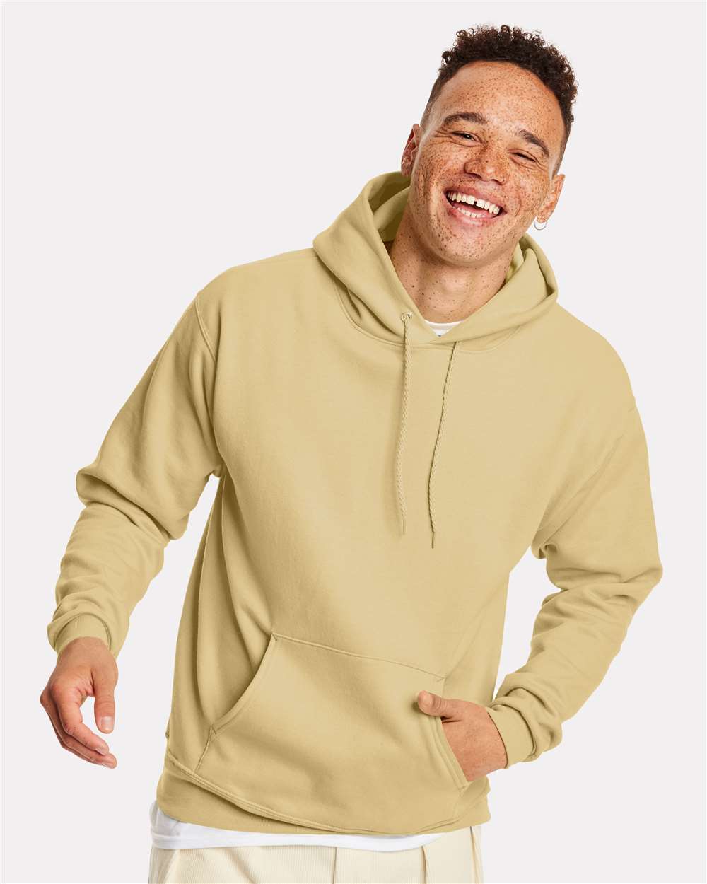 Hanes® Ecosmart Long Sleeve Hooded Sweatshirt