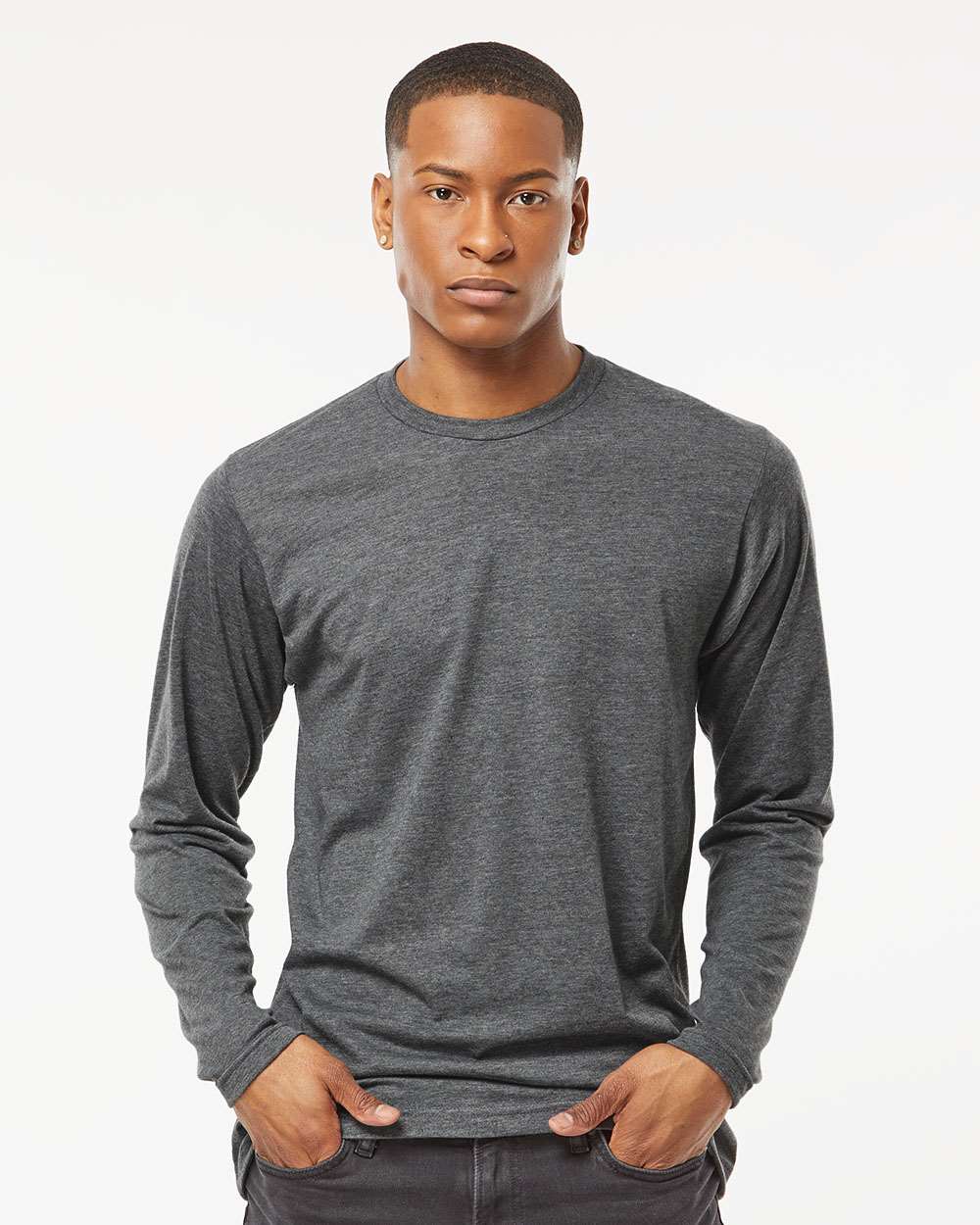 Tultex® Poly-Rich Crew Neck Long Sleeve T-Shirt