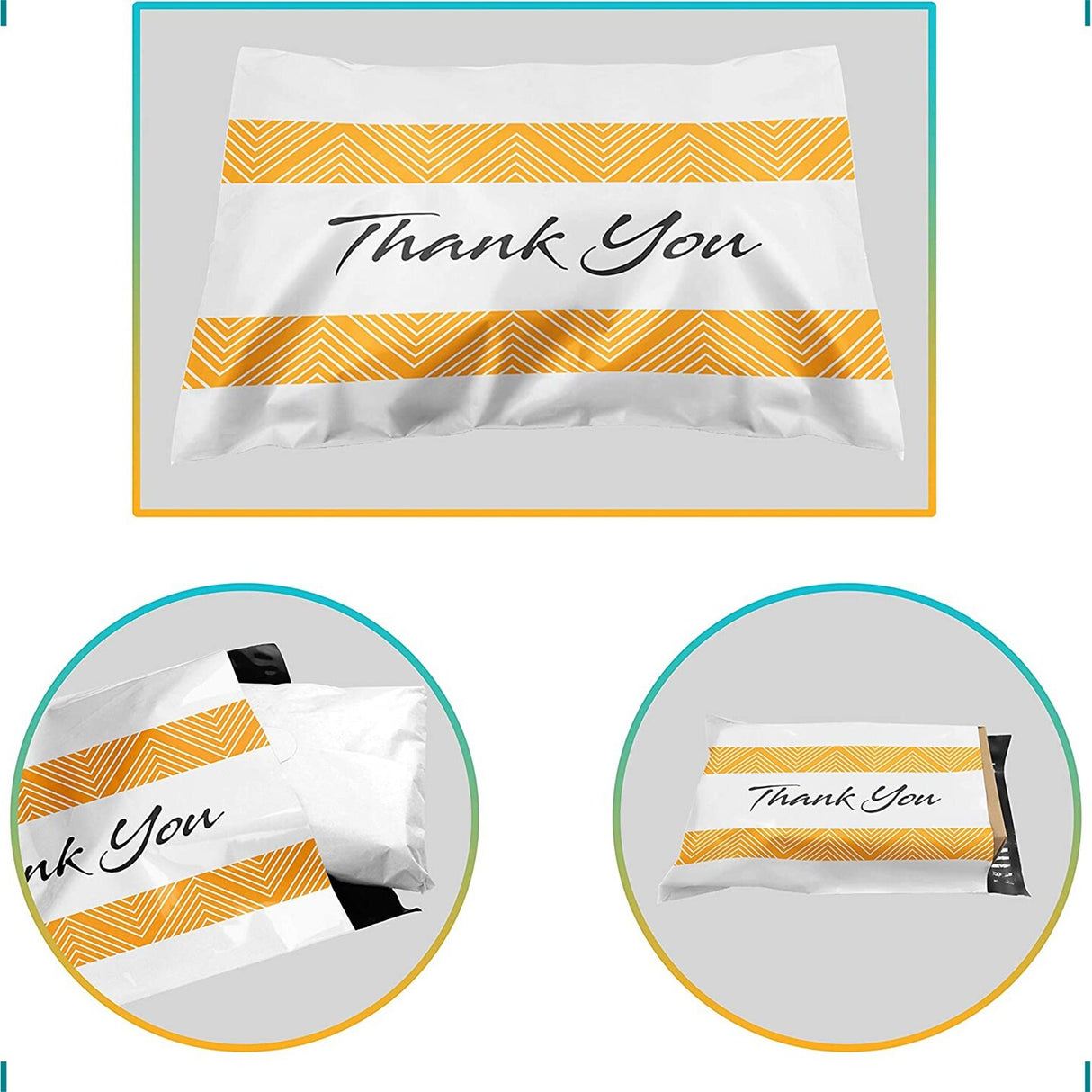 Glossy Design Poly Mailer Envelopes 10" x 13" Multi design, Weight 0.25 to 1 Ib
