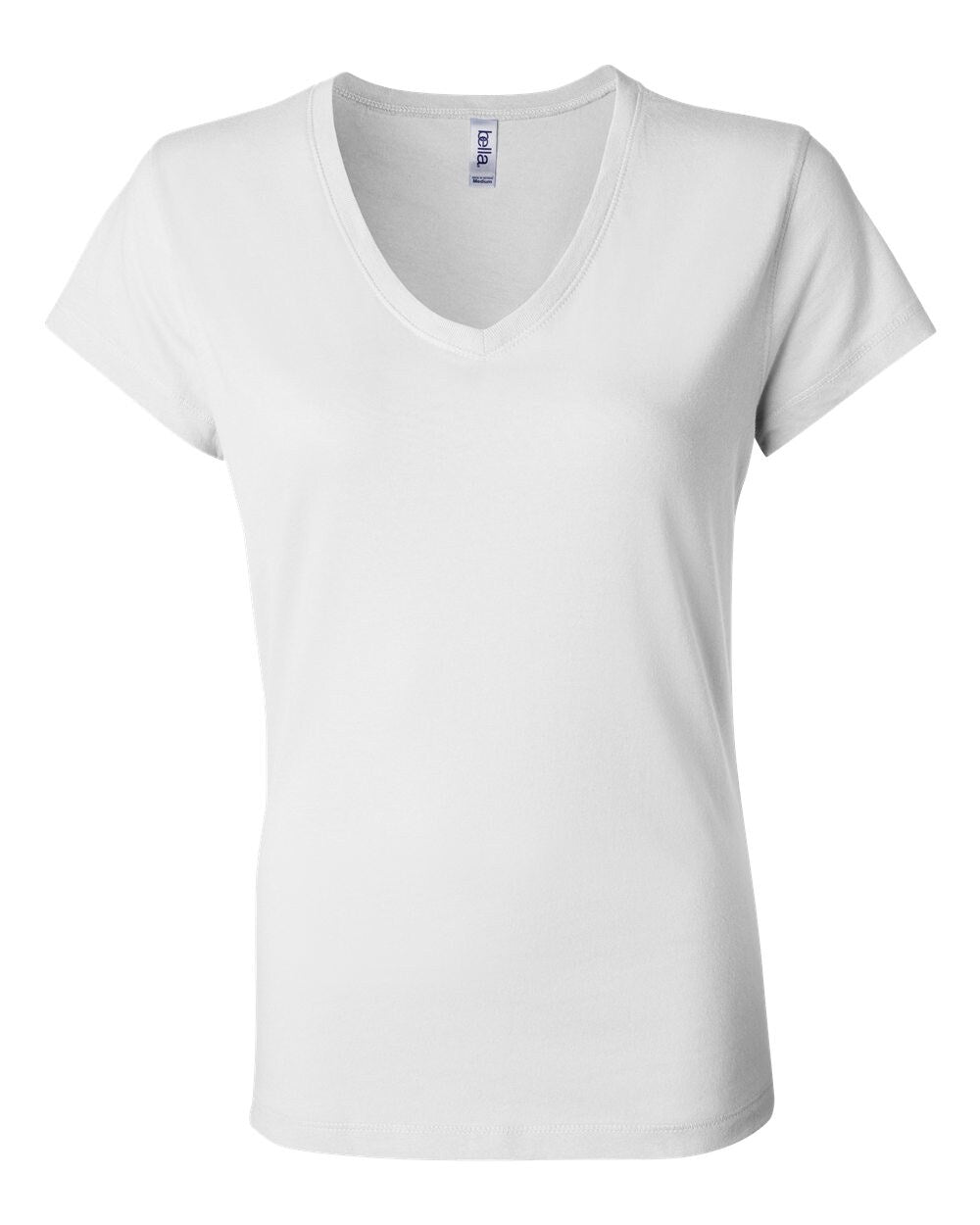 BELLA + CANVAS® Women’s Jersey V-Neck Short Sleeve Tee