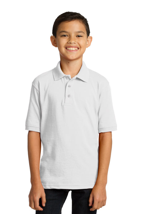 Port & Company® Youth Core Blend Jersey Knit Polo