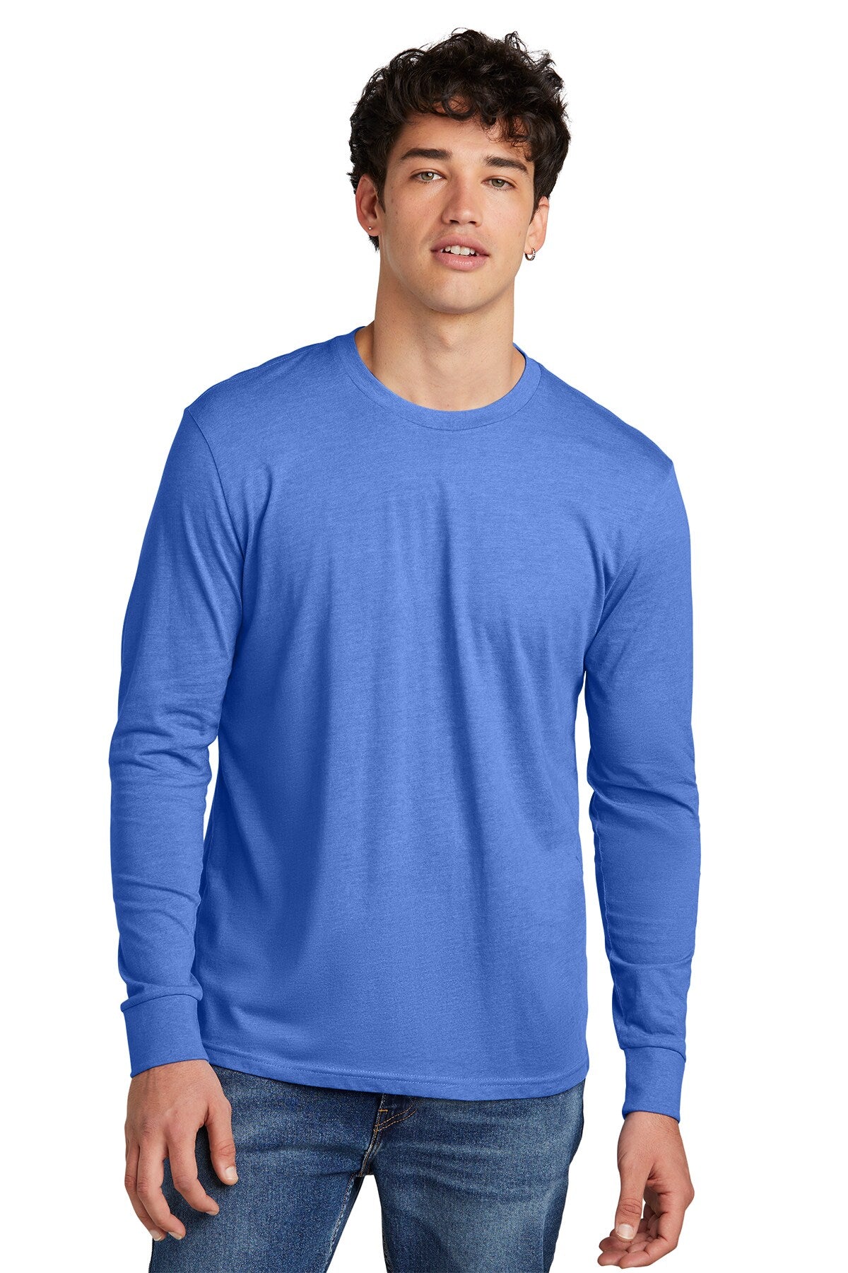 District® CVC Long Sleeve Crewneck Tee