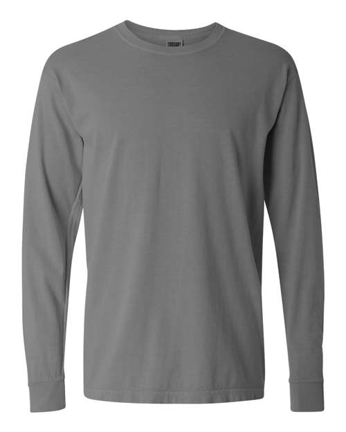 Comfort Colors® Garment-Dyed Heavyweight Crewneck Long Sleeve T-Shirt
