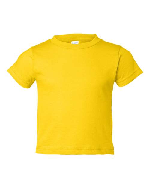 RADYAN® Toddler Cotton Jersey Crew Neck Short Sleeve Tee