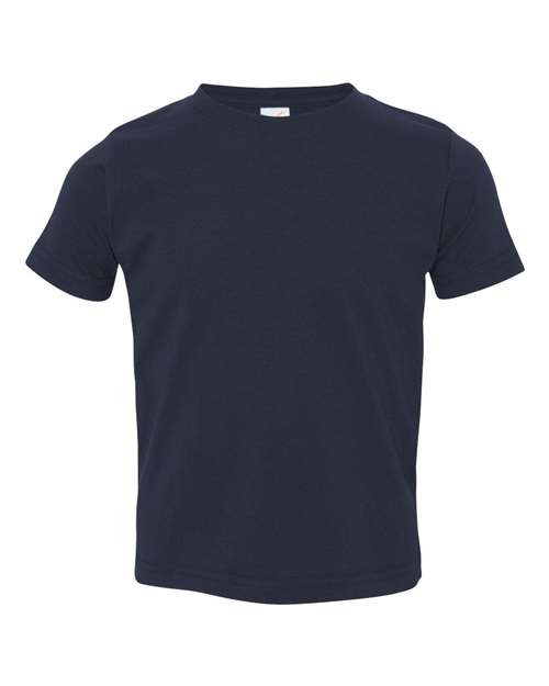 RADYAN® Toddler Crewneck Short Sleeve Fine Jersey Tee
