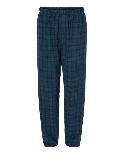 Boxercraft® Men’s Harley Flannel Pants Double-Brushed Cotton, Elastic Waist & Plaid Design