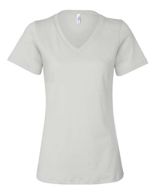 BELLA + CANVAS® Women's Relaxed Jersey V-Neck Tee - 6405