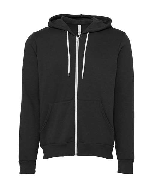 BELLA + CANVAS ®Unisex Sponge Fleece Full-Zip Hoodie Sweatshirt - 3739