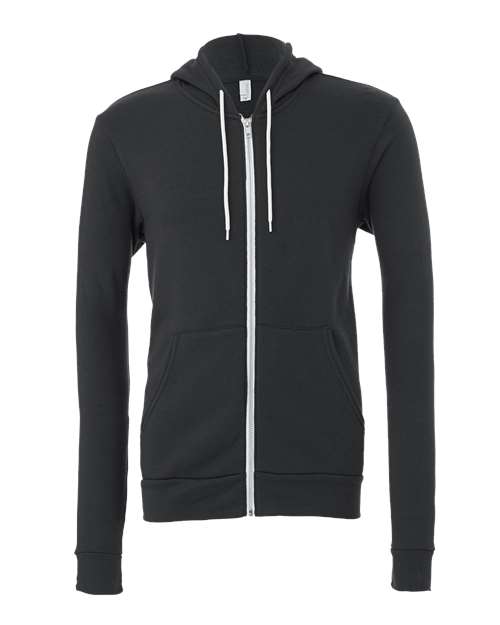 BELLA + CANVAS ®Unisex Sponge Fleece Full-Zip Hoodie Sweatshirt - 3739