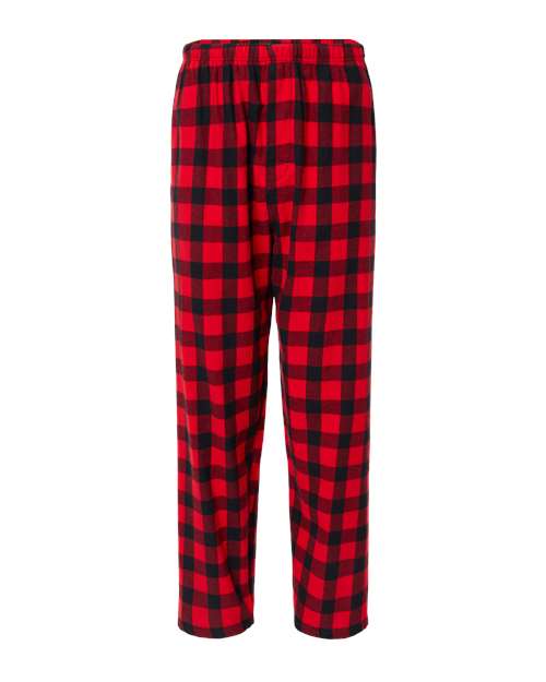 Boxercraft® Men’s Harley Flannel Pants Double-Brushed Cotton, Elastic Waist & Plaid Design