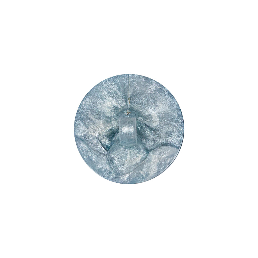 Sky Blue Plastic Button - 28L/18mm