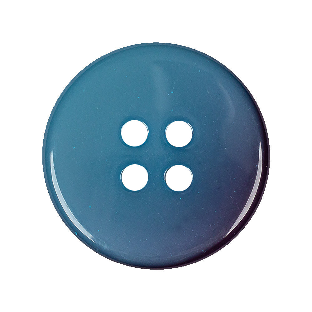 Blue Plastic Button - 44L/28mm