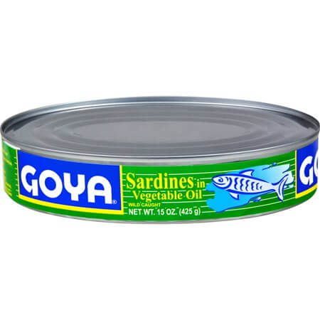 GOYA SARDINES VEGETABLE OIL 15 oz