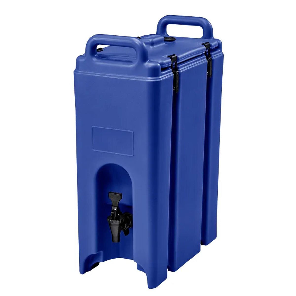 Cambro 500LCD Camtainer, Insulated Beverage Server, 4-3/4 Gal., Navy Blue