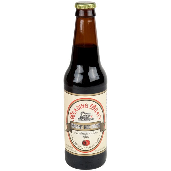 Reading Soda Works Creamy Red Birch 12 fl. oz. - 12/Case