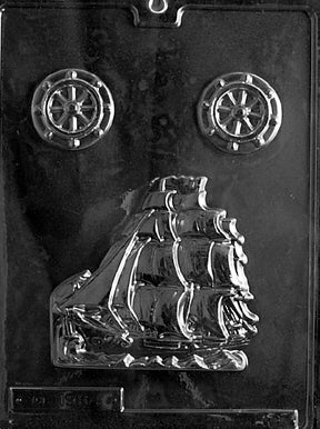 Schooner Sail Boat Chocolate Mold - LPN006