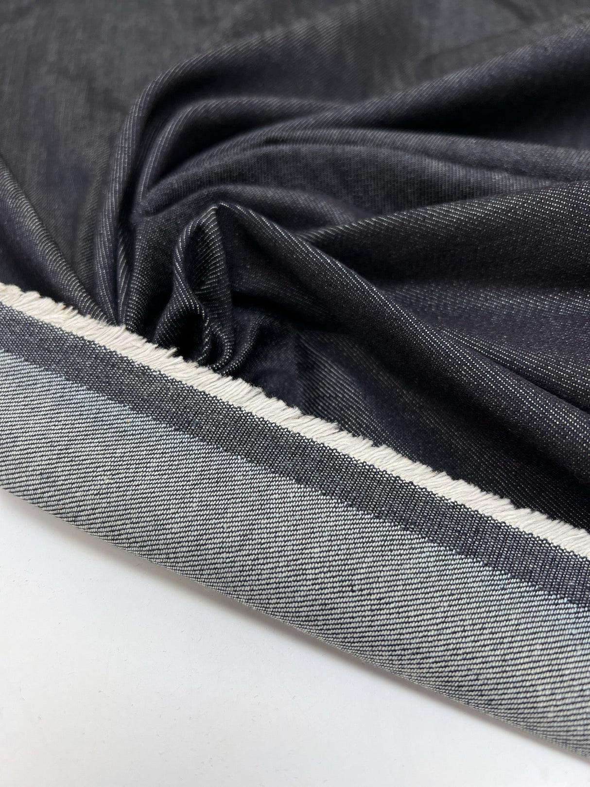 Blue Cotton Elastane Denim
