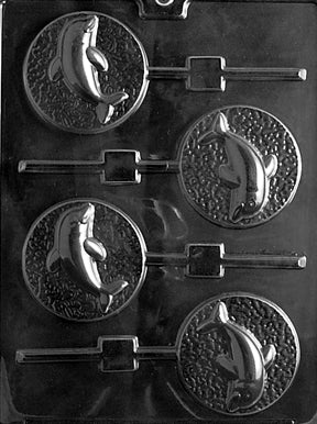 Dolphin Lolly Chocolate Mold